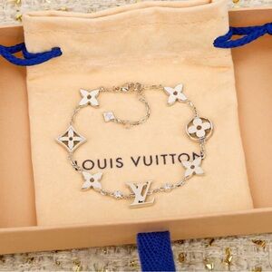 Louis Vuitton Gold and Silver Iconic Bracelet